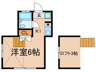 メゾネットミサキの物件間取画像